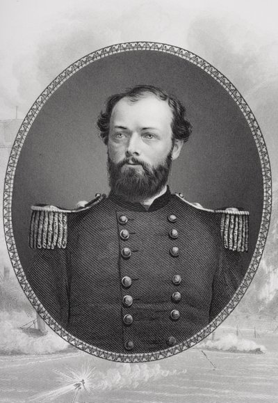 Portret van generaal Quincy Adams Gillmore (1825-88) door Mathew B. Brady